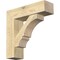 Ekena Millwork Balboa Block Rough Sawn Bracket w/ Offset Brace, Douglas Fir, 8"W x 28"D x 28"H BKT0806X28X28BOA05RDF - alternate 1